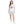 Women's White V-Neck Marlin Fishing Top