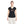 Women's Black V-Neck Eat Me Fishing Shirt