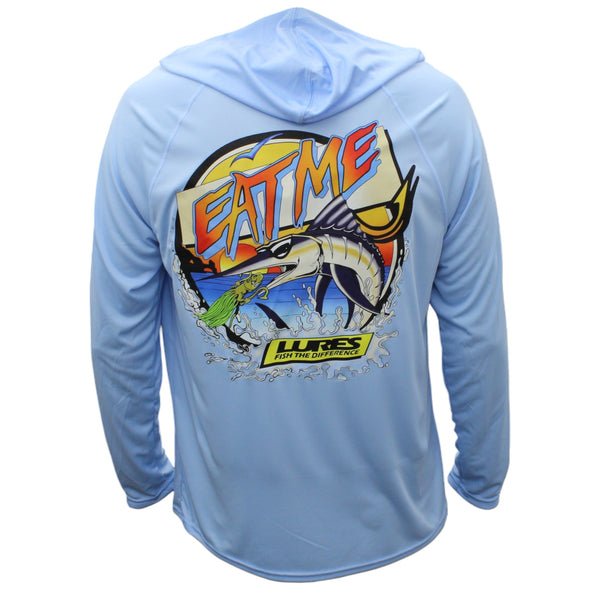 Men's Blue Joe Cool Long Sleeve Performance Hoodie