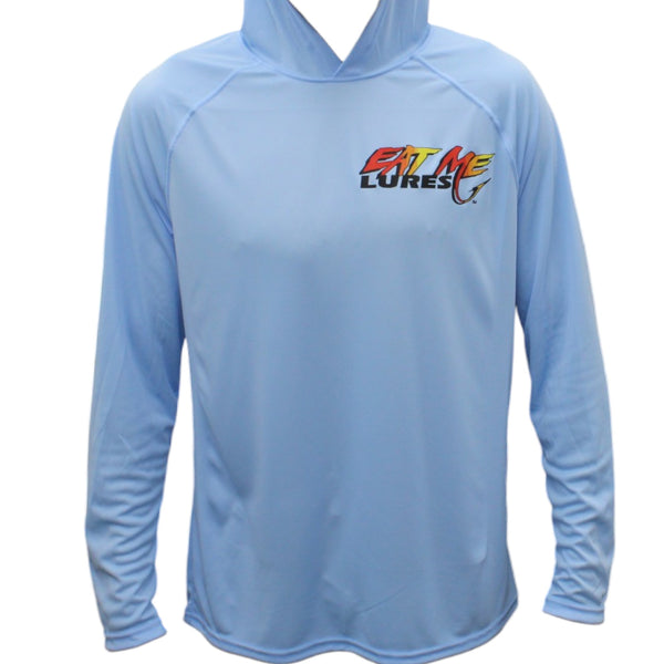 Men's Blue Joe Cool Long Sleeve Performance Hoodie