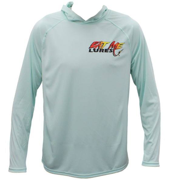 Men's Mint Long Sleeve Performance Hoodie With Tuna